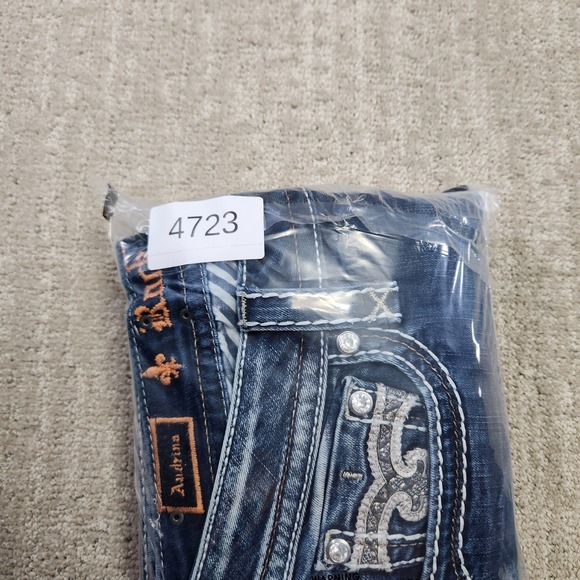 Rock Revival Jeans Women 30 Audrina Mid Rise Curvy Capris Cowgirl Rodeo Western - Picture 14 of 14